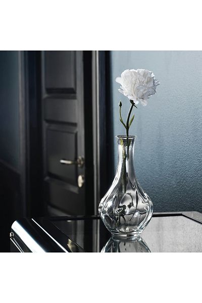 IKEA Clear Glass Vase – 17 cm Height