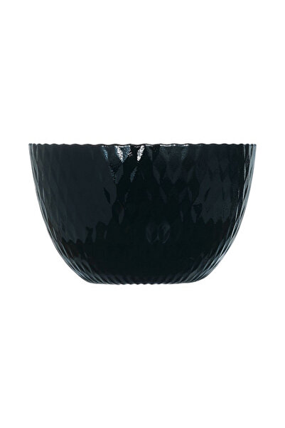 Luminarc Pampille Dishwasher and Microwave Safe Tempered Glass Multipurpose Bowl Black 13cm