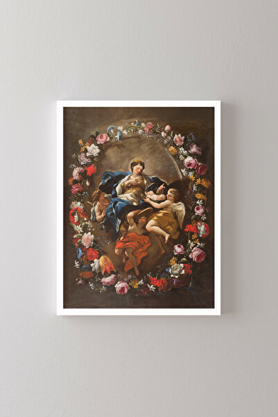 epiqart Pharaoh's Daughter and Moses - White Frame