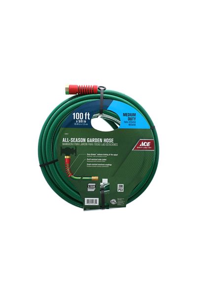 ACE All Season Garden Hose Green 100ft x 5/8inch