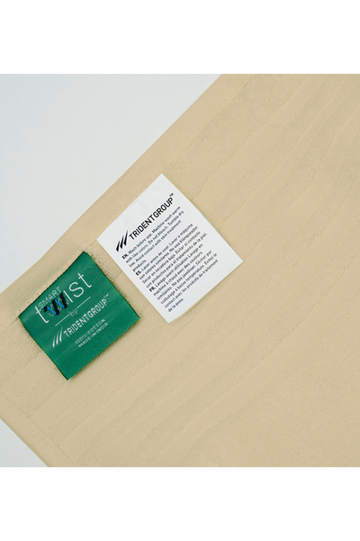 Trident : 4Piece 100 Cotton Smart Twist Bath Towel Set White 70x130cm