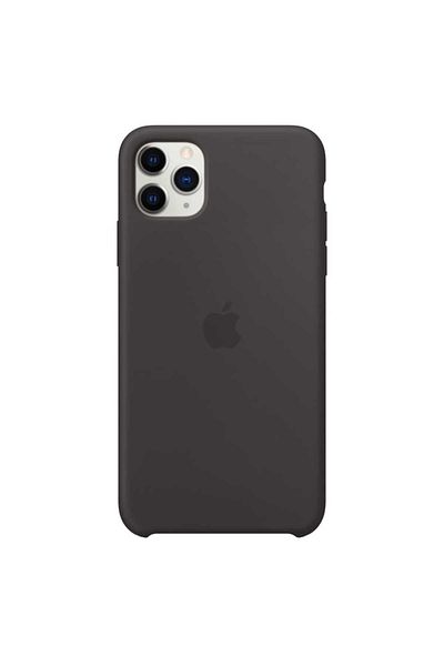 Apple Husa de protectie Apple Silicone Case pentru iPhone 11 Pro Max, Black