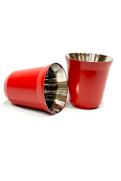 Generic Nespresso Design Thermal Capsule Cup - 160 ml - Bright Red