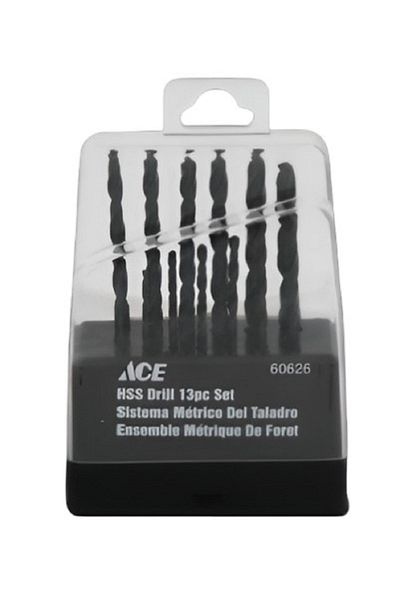 ACE 13-Piece HSS Metric Drill Bit Set