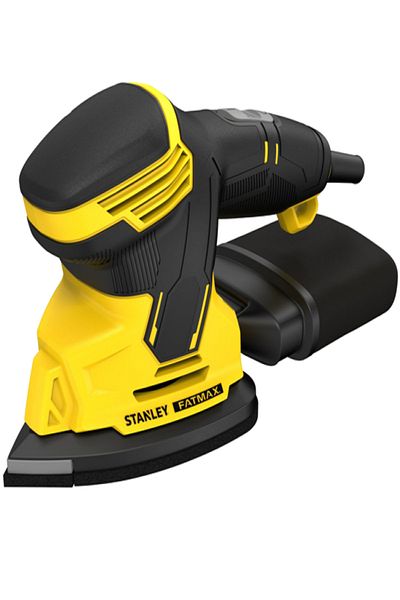 Stanley Compact and Ergonomic Fatmax Corded Sander with Dust Collection Bag