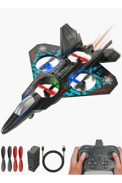 TOY GARDEN RC Aeroplane 2.4GHz Remote Control L0712 Quadcopter Floating Fighter Plane – RTF Airplane Toy with