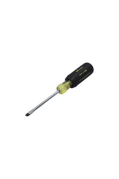 ACE Cushion Grip Slotted Screwdriver Multicolor 1/4 x 4inch