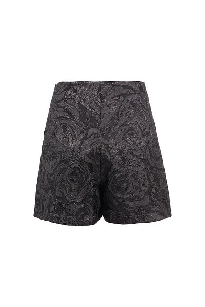 Eight Fashion Γυναικεία Μίνι Ζακάρ Σορτς Ψηλόμεση Κομψή με πολύχρωμα σχέδια