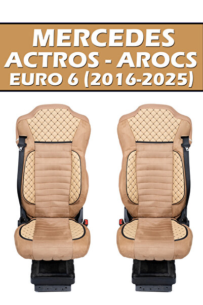 VIPTIRSHOP MERCEDES ACTROS - AROCS EURO 6 (2016-2025) DERİ SÜET ORTAPEDİK KOL...