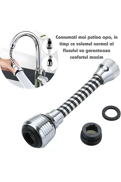 FİAPFO Set of 2 Water Saver, 360 Degree Rotating Bubbles for Faucet, Aerator Filter, Kitchen and Bathroom