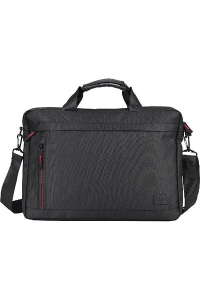 Roco Slim Laptop Briefcase – Fits up to 15.6" Devices, Black