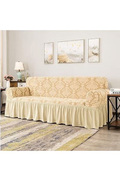 rexa Sofa Cover 4-Pieces Set of 7-Seater (3+2+1+1) Super Stretchable