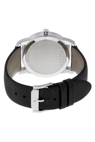 Movado Museum 0606610 Two-tone Blue Dial Stainless Steel Body, Calfskin Leather Strap Watch for Gent