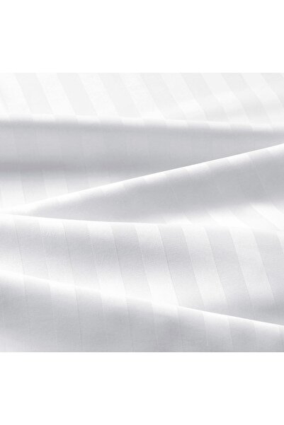 PATRU ANOTIMPURI Bed sheet with elastic Damask, 2 cm stripes, density 160 gr/sqm, 25 cm height