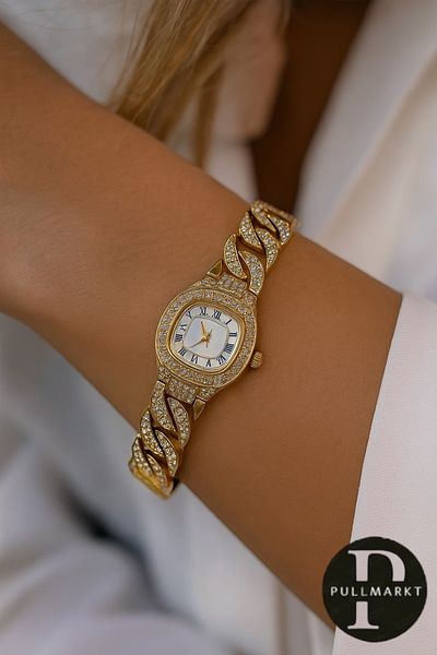 pullmarkt Full Stone Detailed - Women's Wristwatch