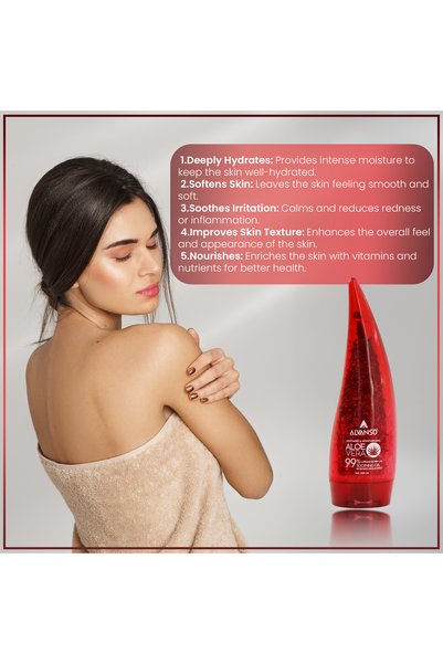ALVANSO Moisturizing and skin care gel with aloe vera extract