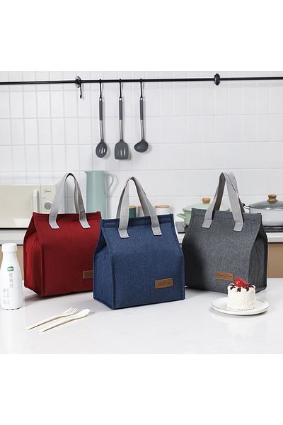 Generic Insulated Thermal Lunch Bag - Red