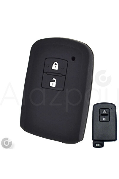 Alazpay Husă pentru chei din silicon Toyota Yaris Auris Corolla Rav4 Verso (n...
