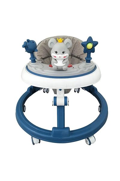 rexa Play Nation Premium Multi-Function 3 Adjustable Height Baby Walker with Toy