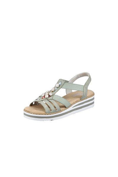 Rieker Keilsandalen Für Damen In Grün