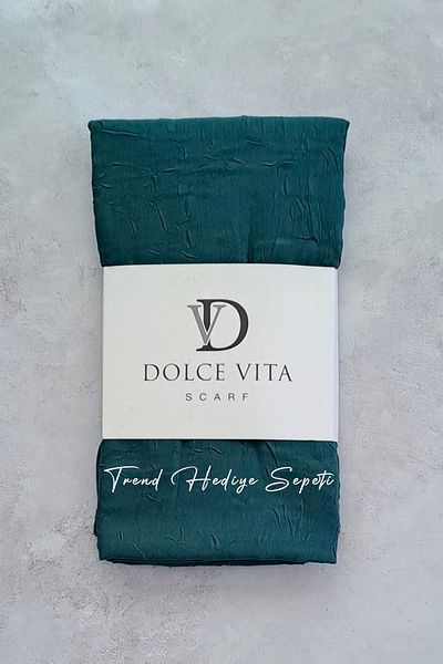 Trend Hediye Sepeti Σάλι Bamboo Cashew Ruby Green Χρώμα