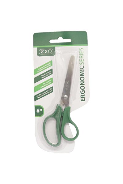 Roco مقص قياسي - 6.00 بوصة (15.24 سم)، للاستخدام بكلتا اليدين
