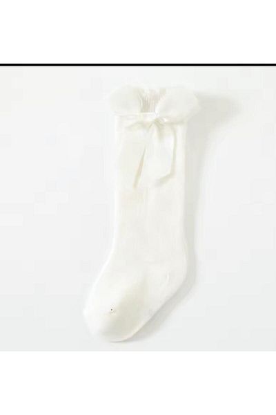 MODA Pi̇nkjoy Girl's Bow White Socks