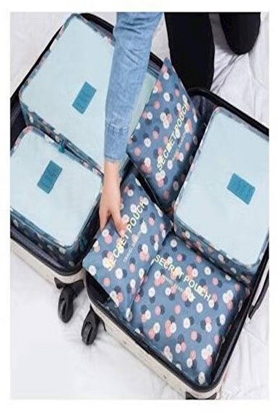 Primo Plus 6-Piece Travel Packing Pouch Set