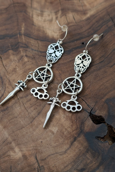 cheetah quality Özel Tasarım Erkek Küpesi