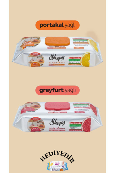 Sleepy Easy Clean Mutfak Havlusu&mendili Yüzey Temizlik ÇEŞİT003