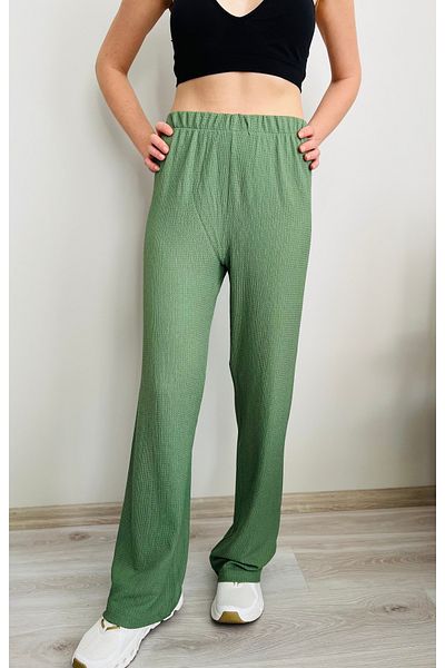 VOL High Waist, Wide Cut, Wide Leg, Lycra Wrap Fabric Palazzo Pants