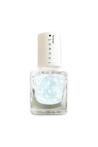 Inuwet Oja pentru unghii pentru copii, pe bază de apă, fără parfum, cu steluțe, Inuwet mini, 5 ml