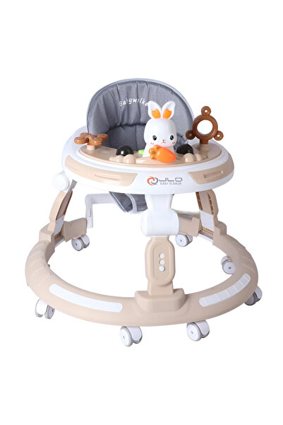 rexa مشاية أطفال متعددة الوظائف بإطار بلاستيكي موسيقي لتعلم قيادة السيارة للأ...