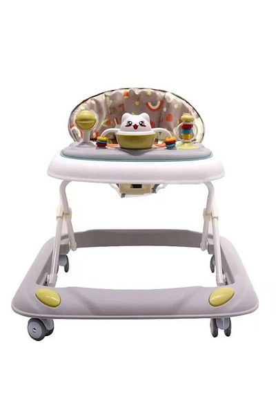 rexa Foldable Baby Walker with Plastic Frame and Seat Kids Sit