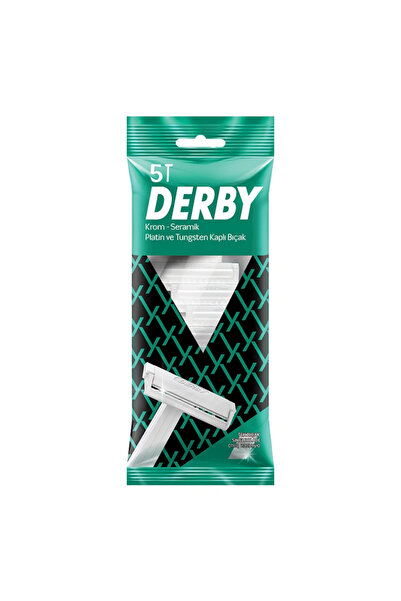 Derby Shaving Razor Single 5-Piece Bag