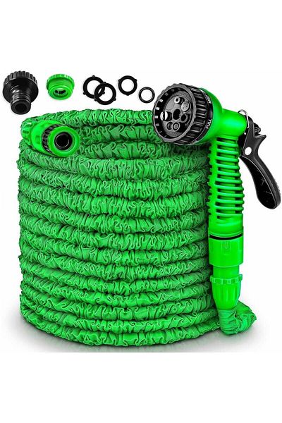 OEM Flexible and Expandable Garden Hose, 7 Functions, 10m - 30m, Latex Material, Set