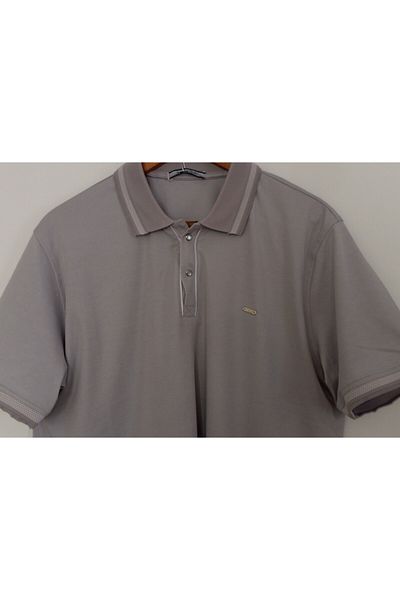 TROYLİFE Men's Polo Neck Short Sleeve Vibrant Color T-Shirt