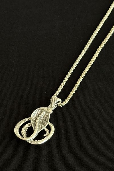 cheetah quality Cobra Stainless Steel Chain Men's Necklace