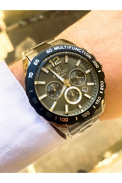 Reward Men's Wrist Watch Waterproof Steel Band Bracelet Gift