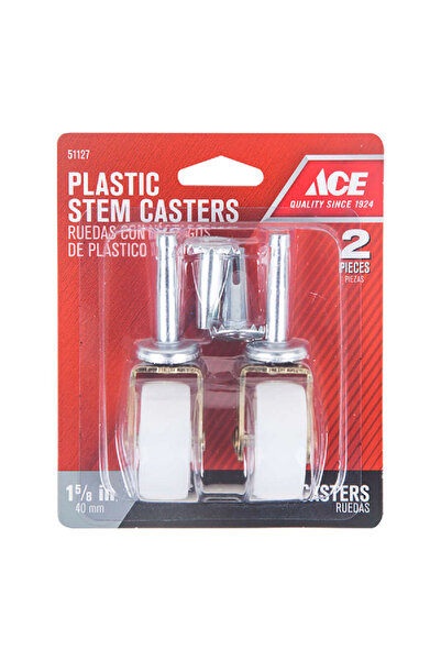 ACE عجلة بلاستيكية مكونة من قطعتين بقطر 40 مم