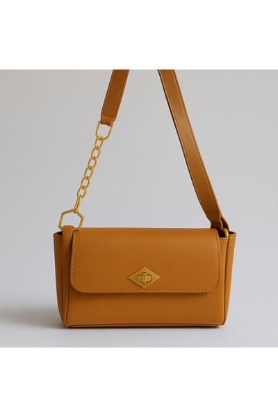 ROYAL LADYS Geantă de umăr pentru femei – cu curea reglabilă și detaliu de lanț