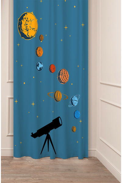 GREENDECOR Space Planet Astronaut Stars Special Design Digital Printed (Singl...