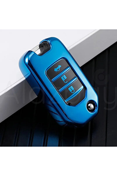 Alazpay Husă pentru chei din TPU lucios pentru Honda Civic Accord CR-V HR-V (...