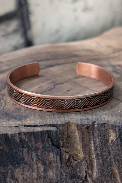 cheetah quality Men's Copper Bracelet Made by Viking Handcrafted