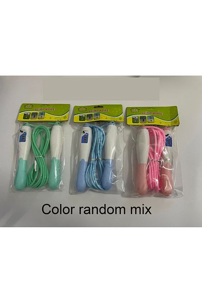 Point Plus Digital Skipping Rope for Kids and Adults - Comfortable Handles and Jump Counter | Random Colors | Size 13 x 10 x 3 cm