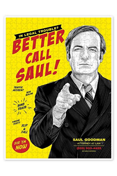 Jeronkarji Better Call Saul! 500 Parça Puzzle Yapboz Klasik Film Temalı