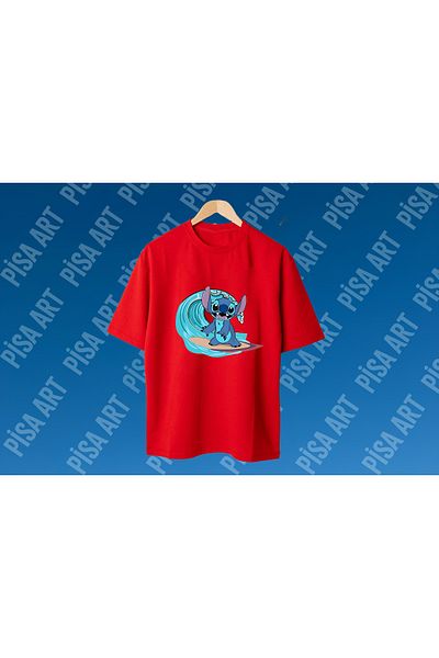Pisa Art Stitch Surfing Special Design Unisex T-Shirt