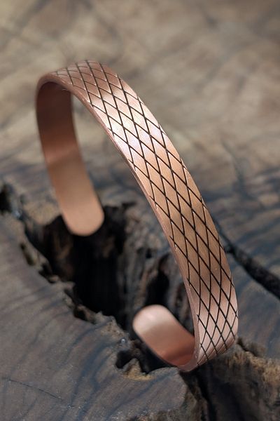 cheetah quality Men's Copper Bracelet Made by Viking Handcrafted