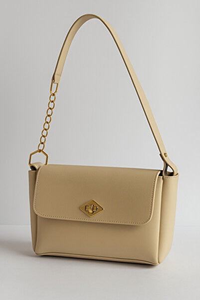 ROYAL LADYS Geantă de umăr pentru femei – cu curea reglabilă și detaliu de lanț