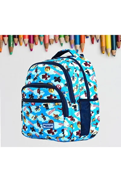 JOJO KIDS roblox- rucsac impermeabil pentru copii, set de 3, rucsac pentru școala primară
